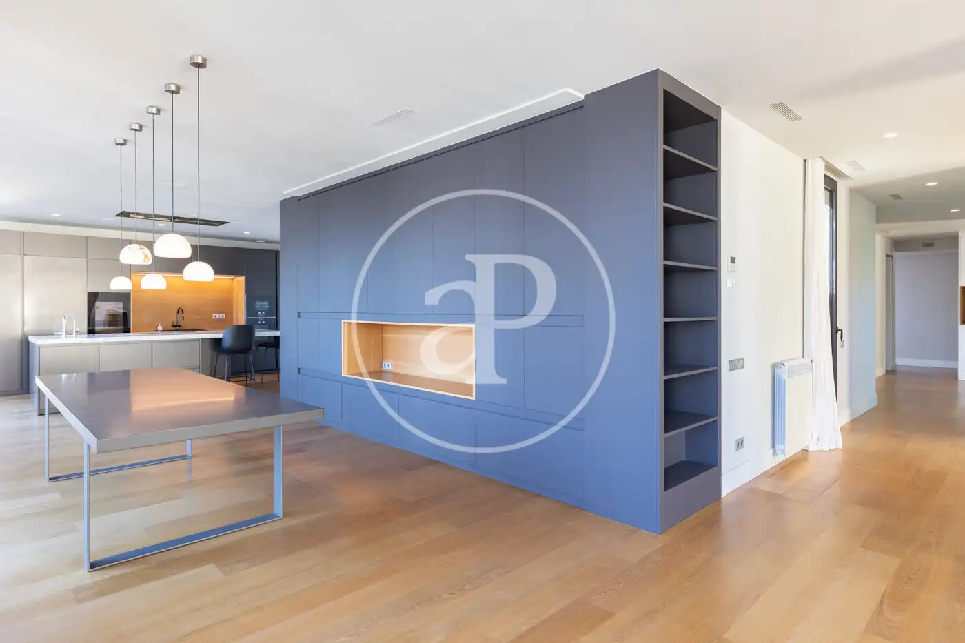 Sala de estar de Piso de alquiler en Barcelona con Aire acondicionado, Calefacción y Jardín privado