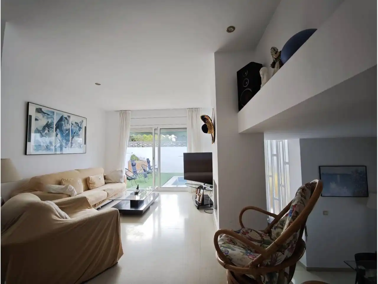 Sala de estar de Casa o chalet en venta en Lloret de Mar con Jardín privado, Terraza y Piscina