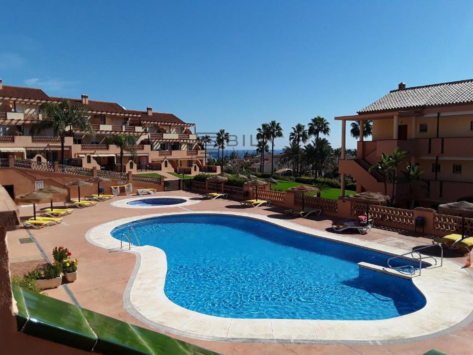 Garden of Flat for sale in Mijas  with Air Conditioner, Terrace and Swimming Pool