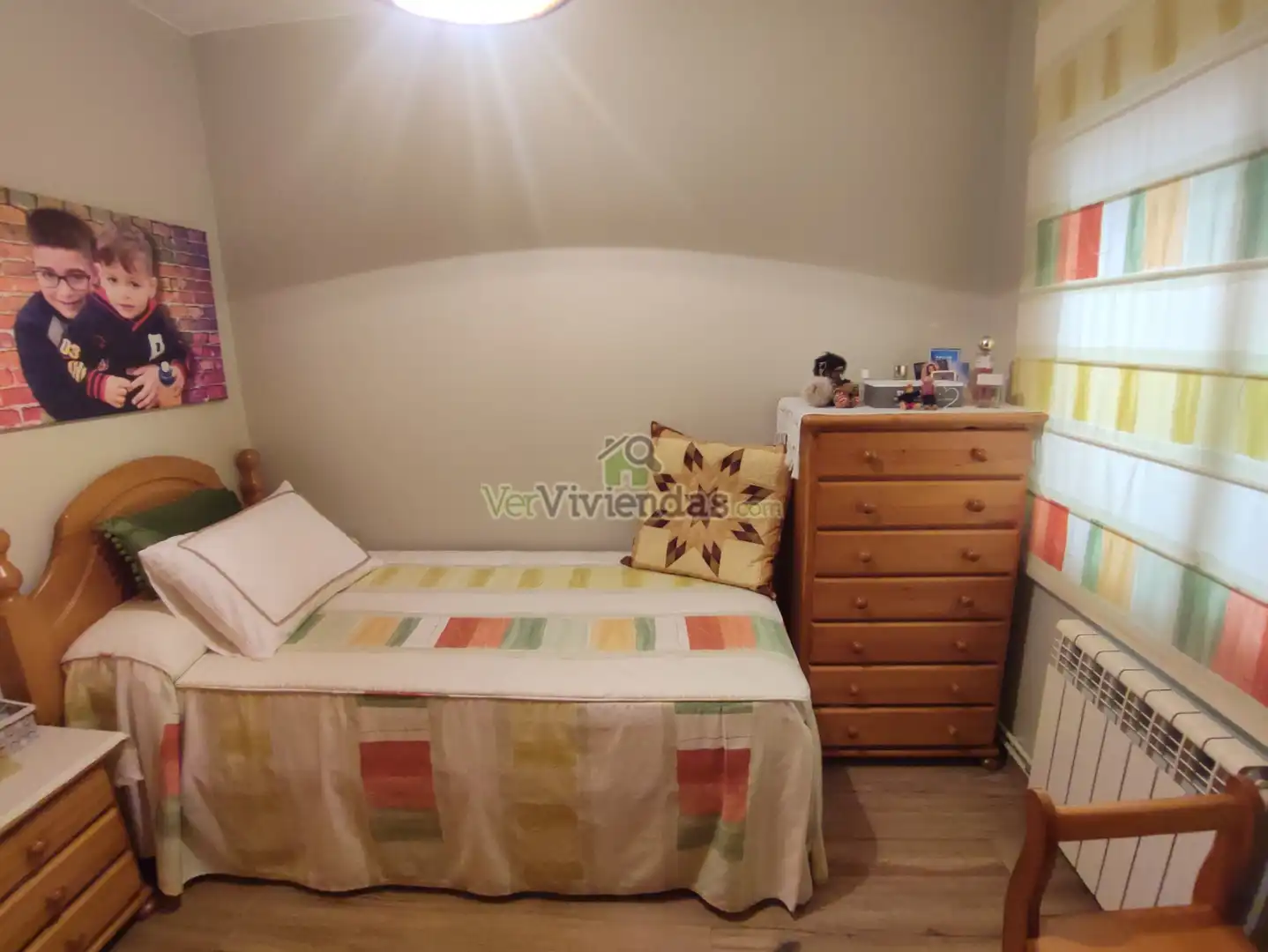 Schlafzimmer von Wohnung zum Verkauf in Viladecavalls mit Klimaanlage, Heizung und Terrasse
