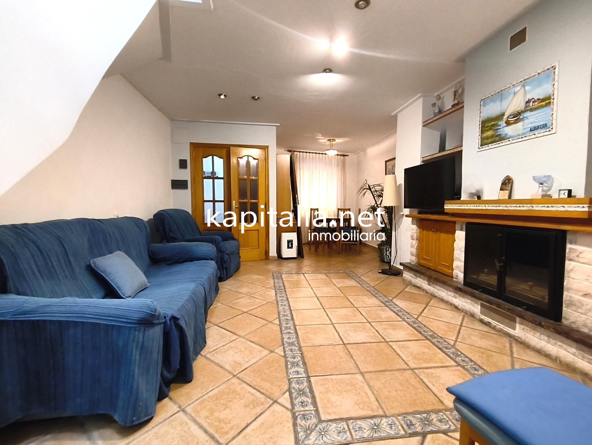 Sala d'estar de Casa o xalet en venda en Ontinyent