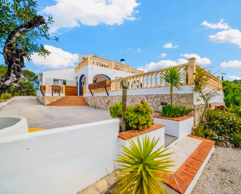 Exterior view of Houses for sale in Murla  with Air Conditioner, Heating and Private garden