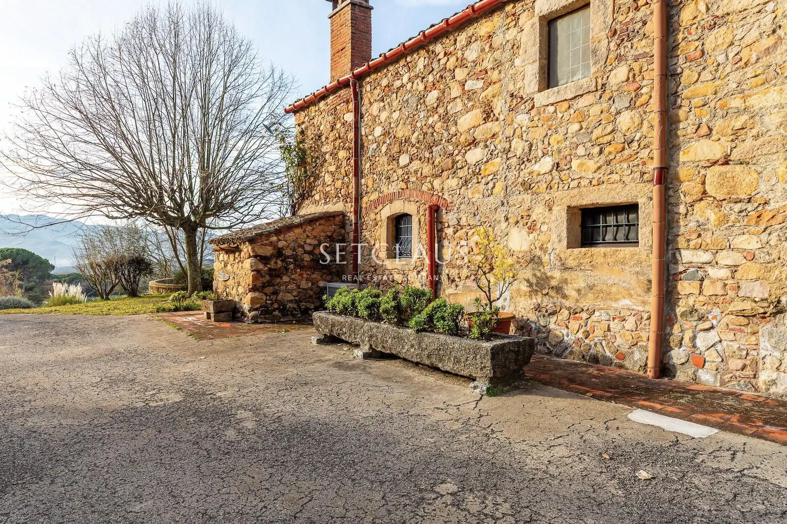 Vista exterior de Finca rústica en venda en Sant Feliu de Buixalleu amb Aire condicionat, Calefacció i Terrassa