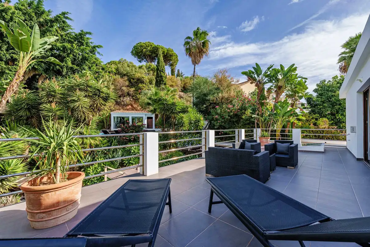 Terraza de Casa o chalet en venta en Marbella con Terraza y Piscina