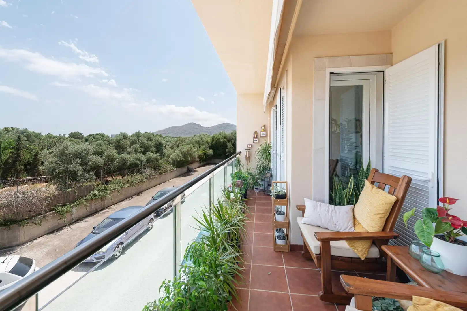 Terrasse von Wohnungen zum Verkauf in Alcúdia mit Klimaanlage, Heizung und Terrasse