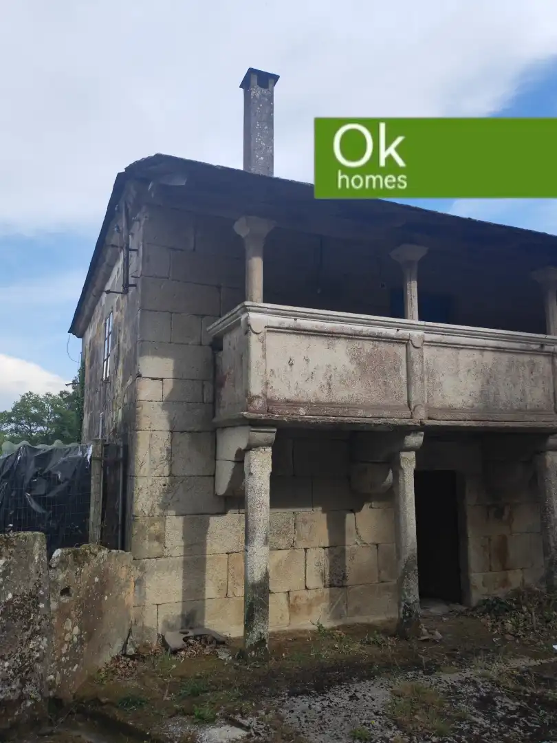 Exterior view of Detached homes for sale in Friol  with Storage room and Balcony