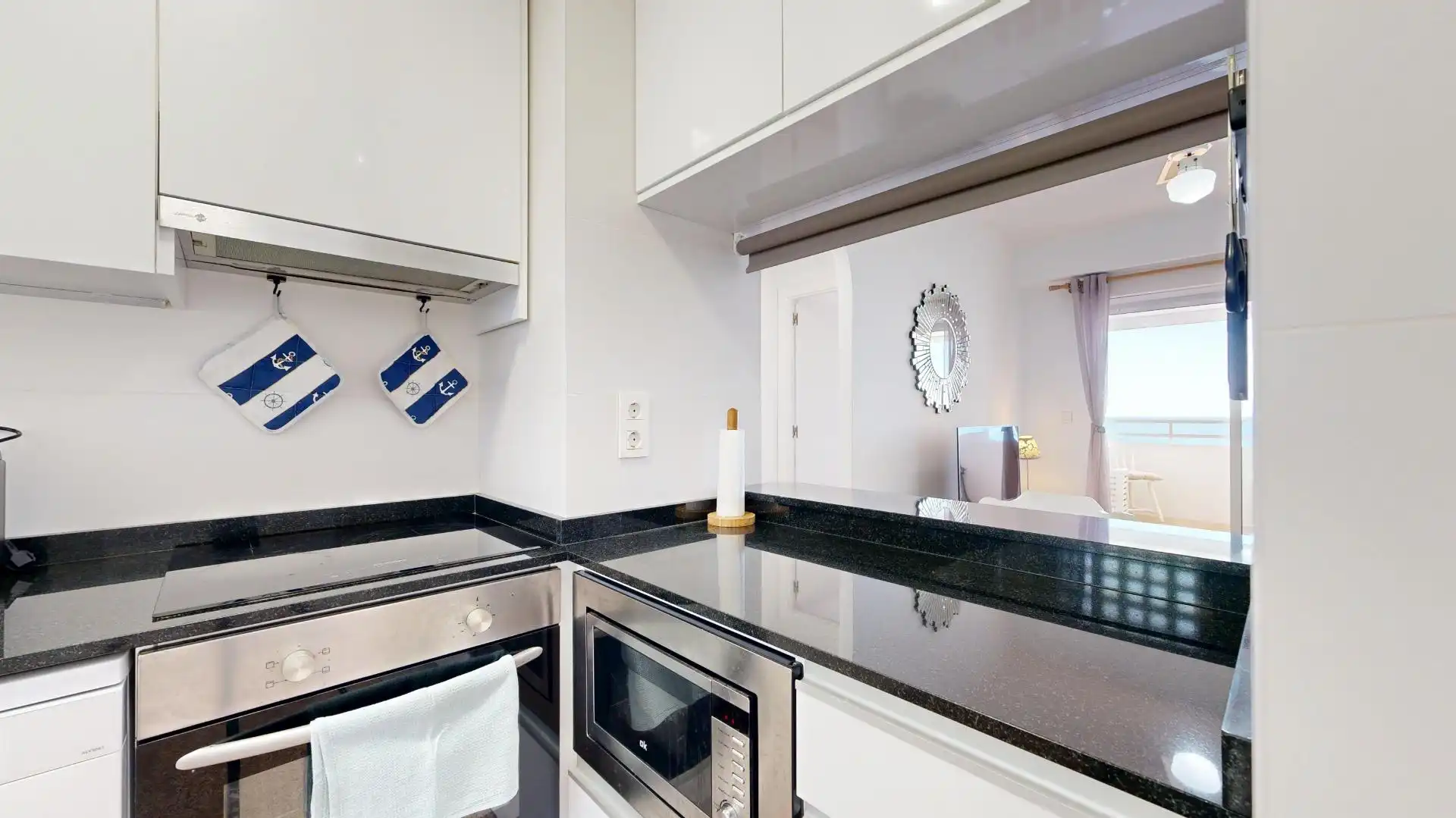 Cuina de Apartament de lloguer en Elche / Elx amb Aire condicionat, Calefacció i Terrassa