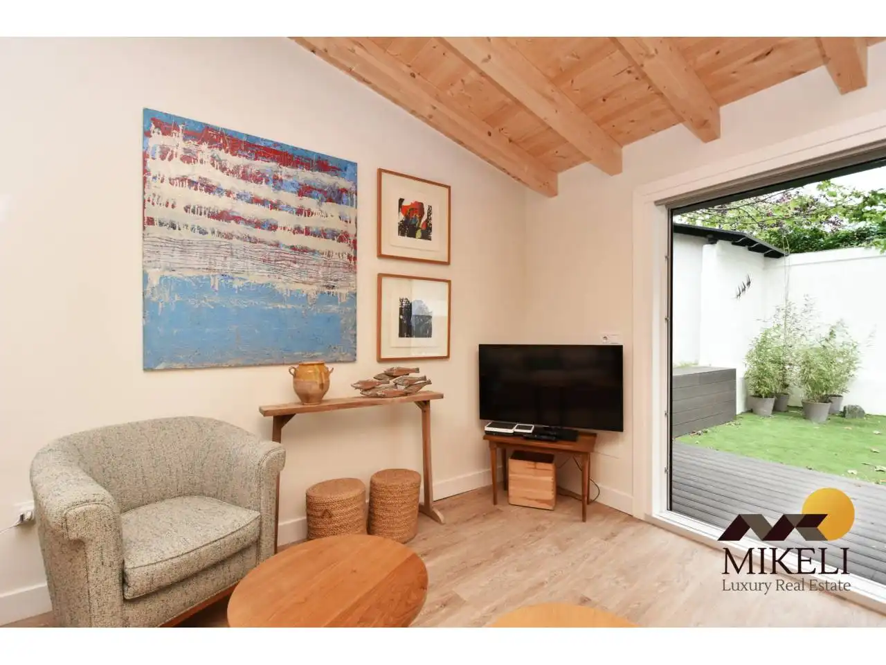 Sala de estar de Piso de alquiler en Santander con Calefacción, Jardín privado y Terraza