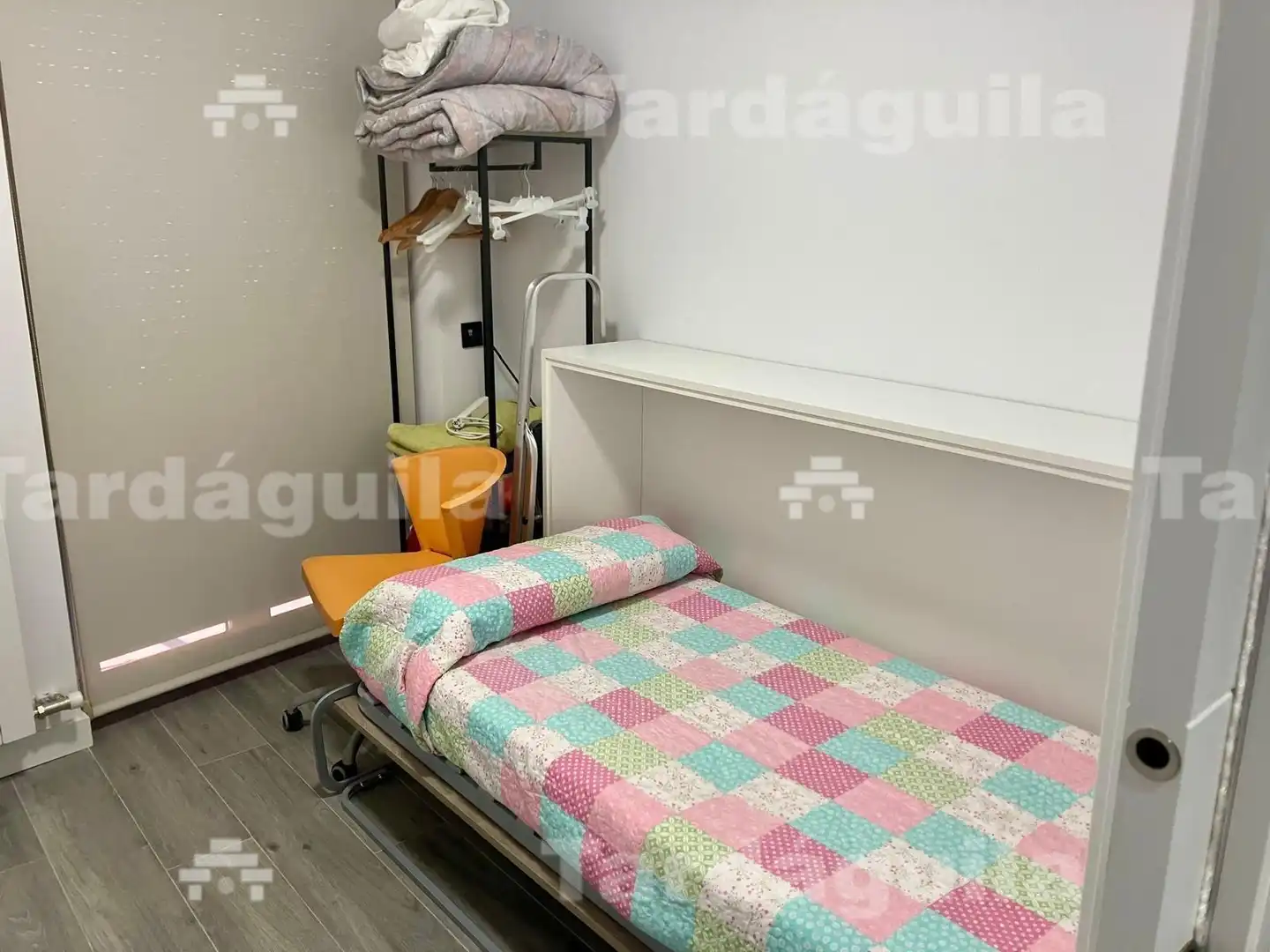 Schlafzimmer von Wohnung zur Miete in Salamanca mit Heizung, Möbliert und Balkon