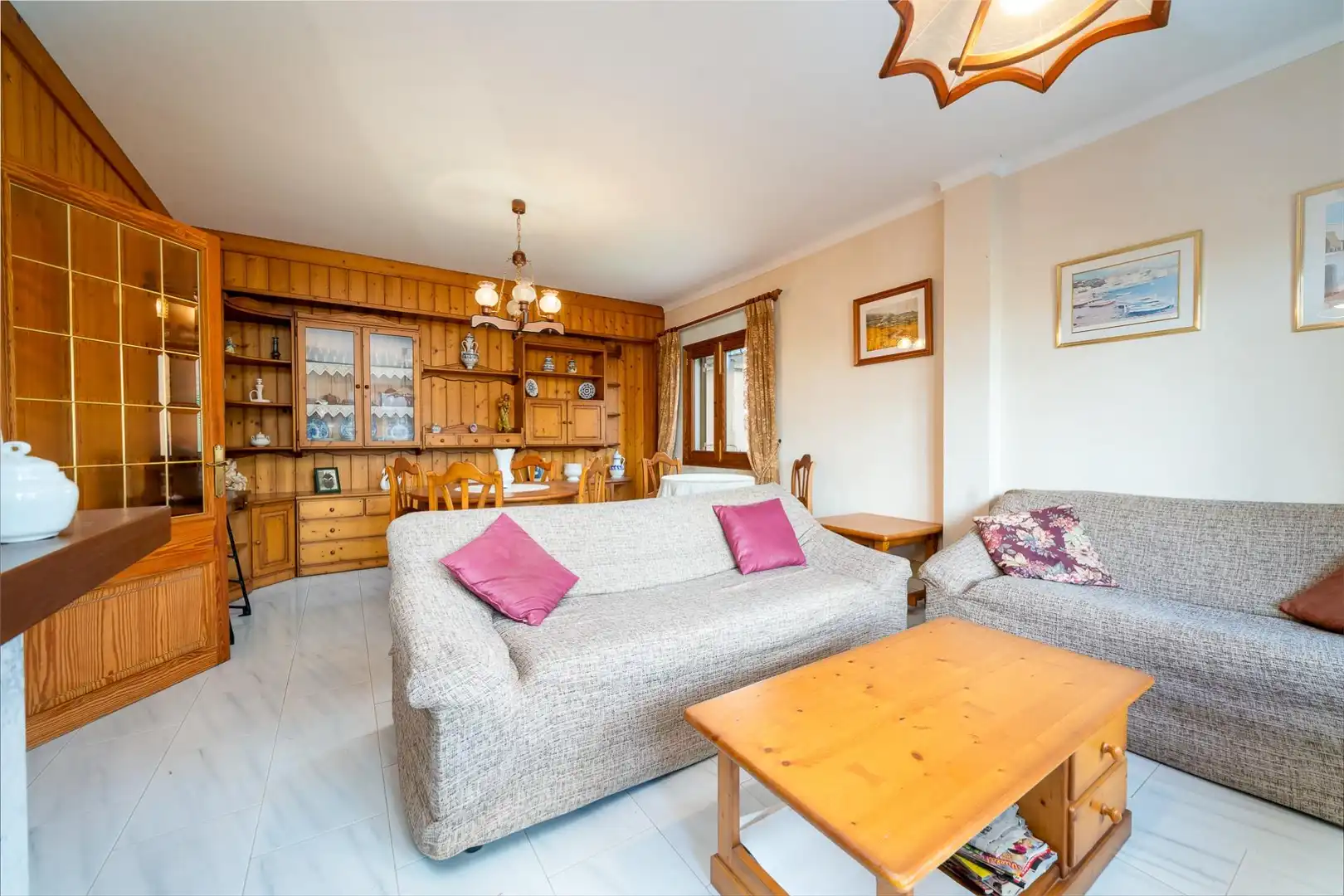 Living room of Houses for sale in Petra  with Terrace and Balcony