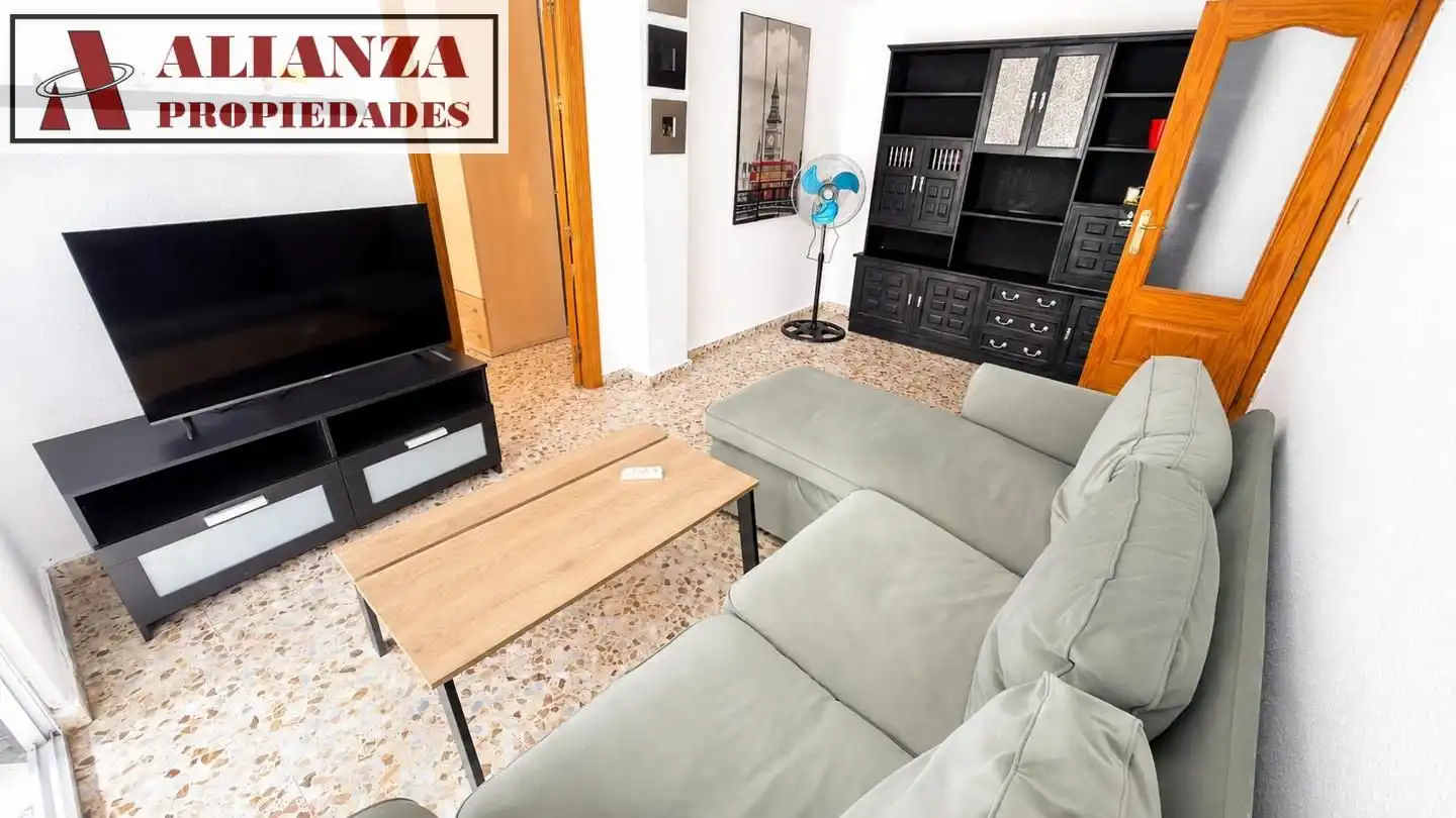 Living room of Flat for rent in Málaga  with Terrace