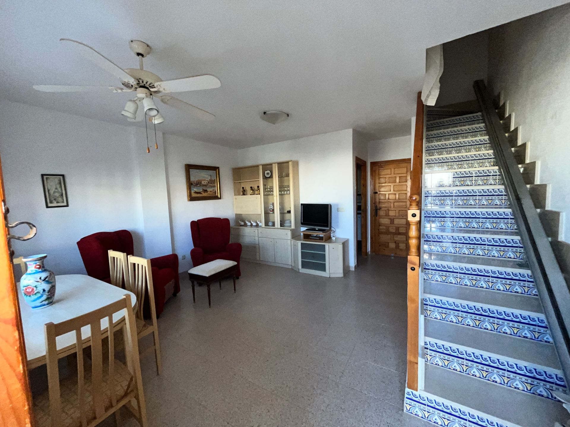 Sala d'estar de Casa adosada en venda en Cartagena amb Aire condicionat, Calefacció i Jardí privat