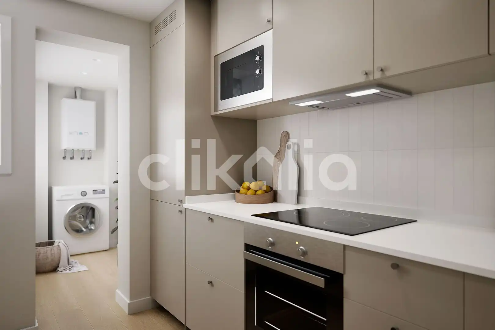 Kitchen of Flat for sale in Madrid  with Air Conditioner, Heating and Terrace