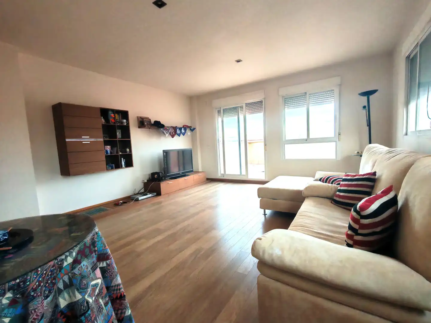 Living room of Attic for sale in Elche / Elx  with Air Conditioner, Terrace and Balcony