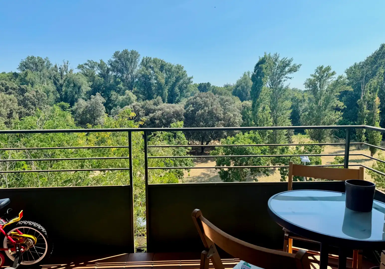 Terrasse von Wohnung zum Verkauf in Girona mit Klimaanlage, Heizung und Balkon