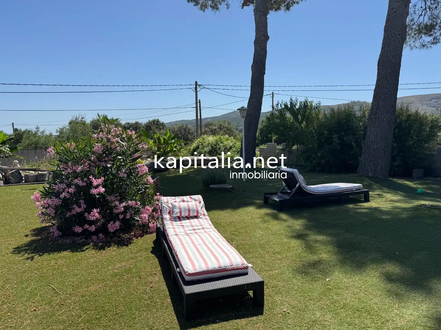 Garden of Apartments for rent in Ontinyent  with Air Conditioner, Heating and Swimming Pool