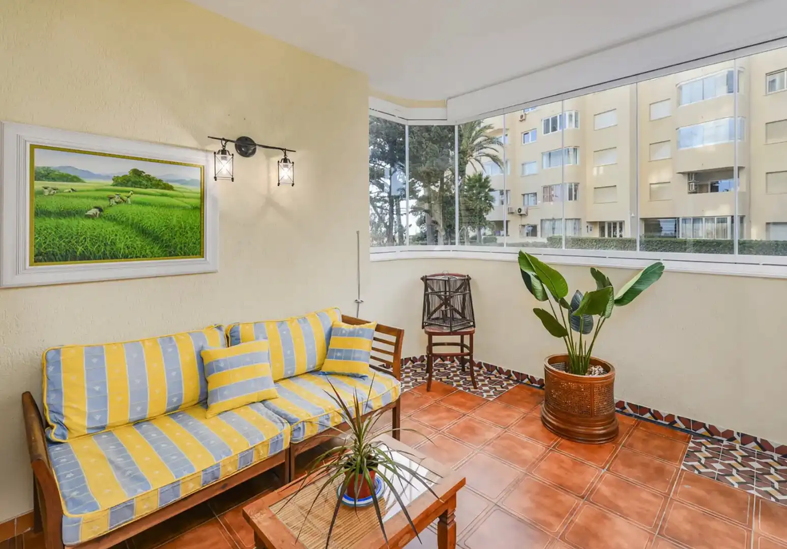 Balcony of Flat for sale in Estepona  with Terrace, Furnished and Oven