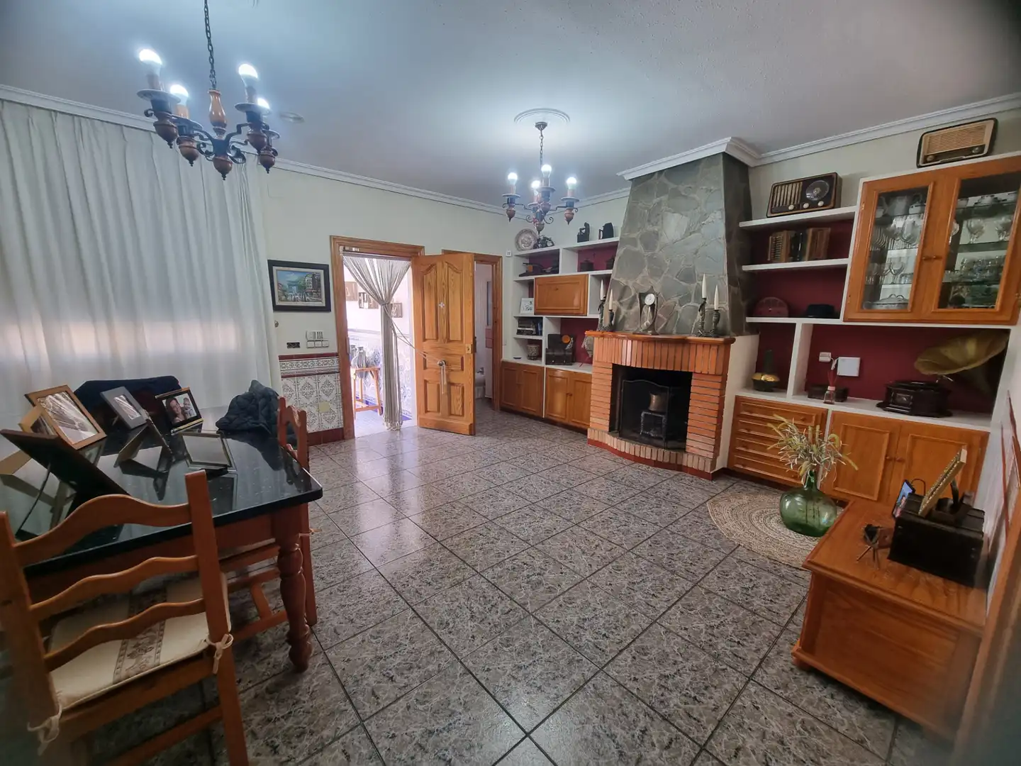 Sala de estar de Finca rústica en venta en Pechina con Aire acondicionado, Calefacción y Jardín privado
