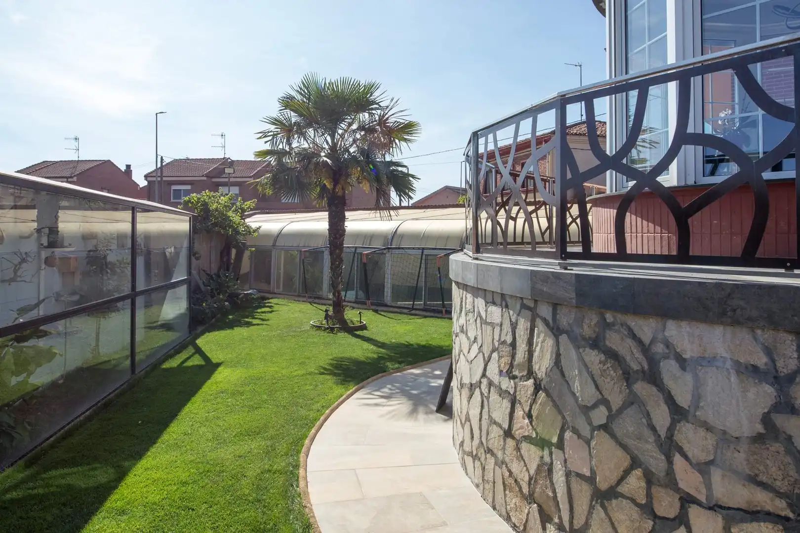 Terraza de Casa o chalet en venta en Villaturiel