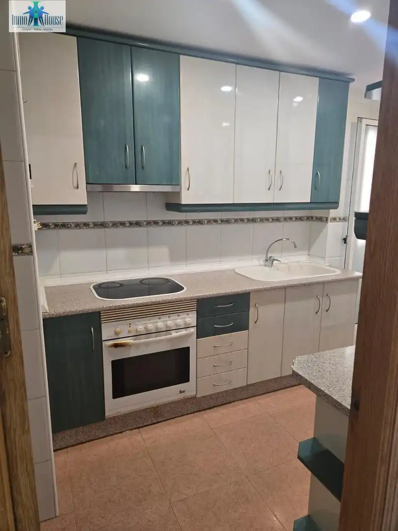 Kitchen of Flat for sale in Albacete  with Heating, Terrace and Storage room
