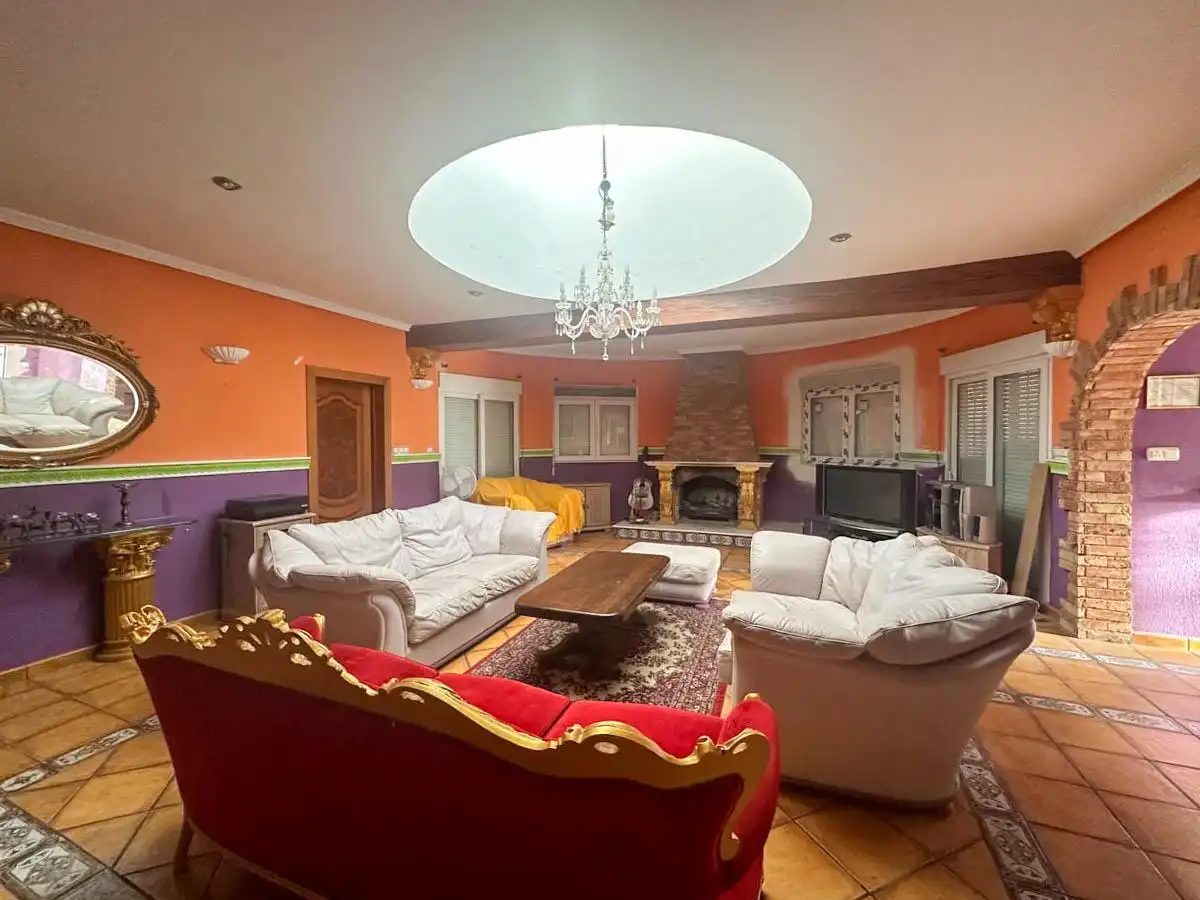 Sala de estar de Finca rústica en venta en Los Montesinos con Jardín privado, Piscina y Amueblado