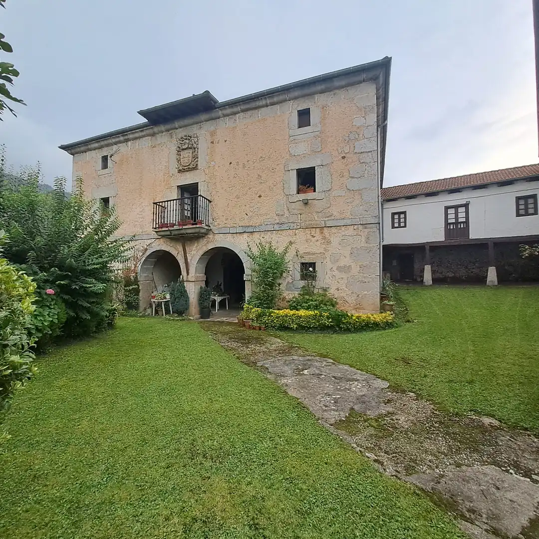 Exterior view of Houses for sale in Ruesga  with Private garden, Furnished and Balcony
