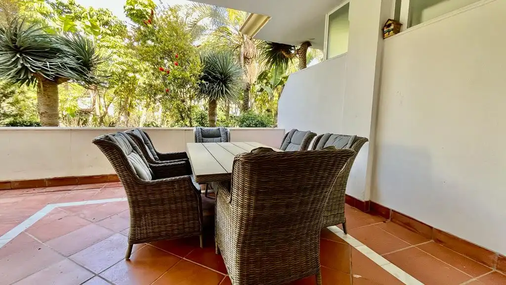 Terrace of Ground floor for rent in Marbella  with Air Conditioner, Private garden and Terrace