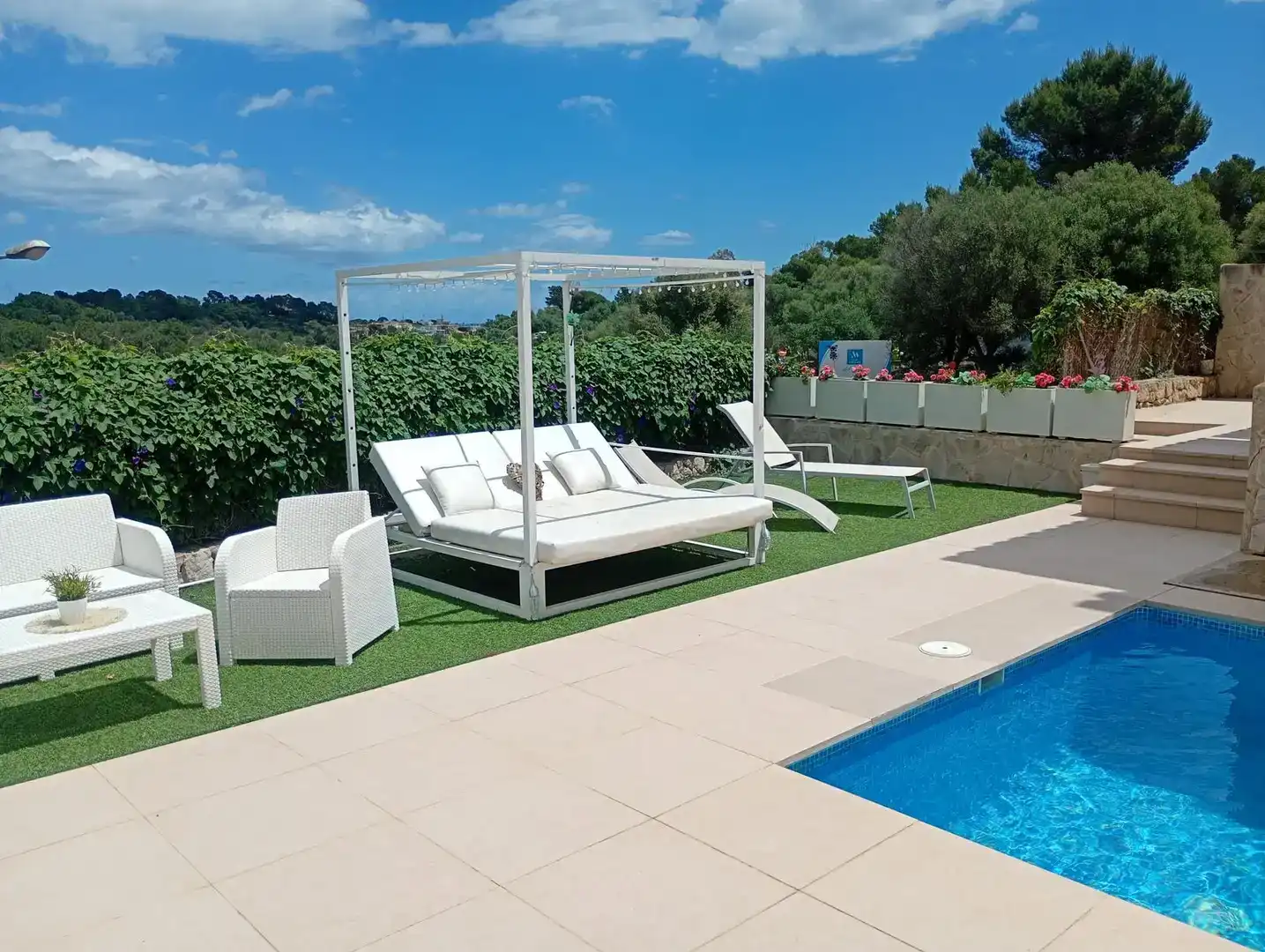 Terrassa de Casa o xalet de lloguer en Manacor amb Aire condicionat, Jardí privat i Parquet