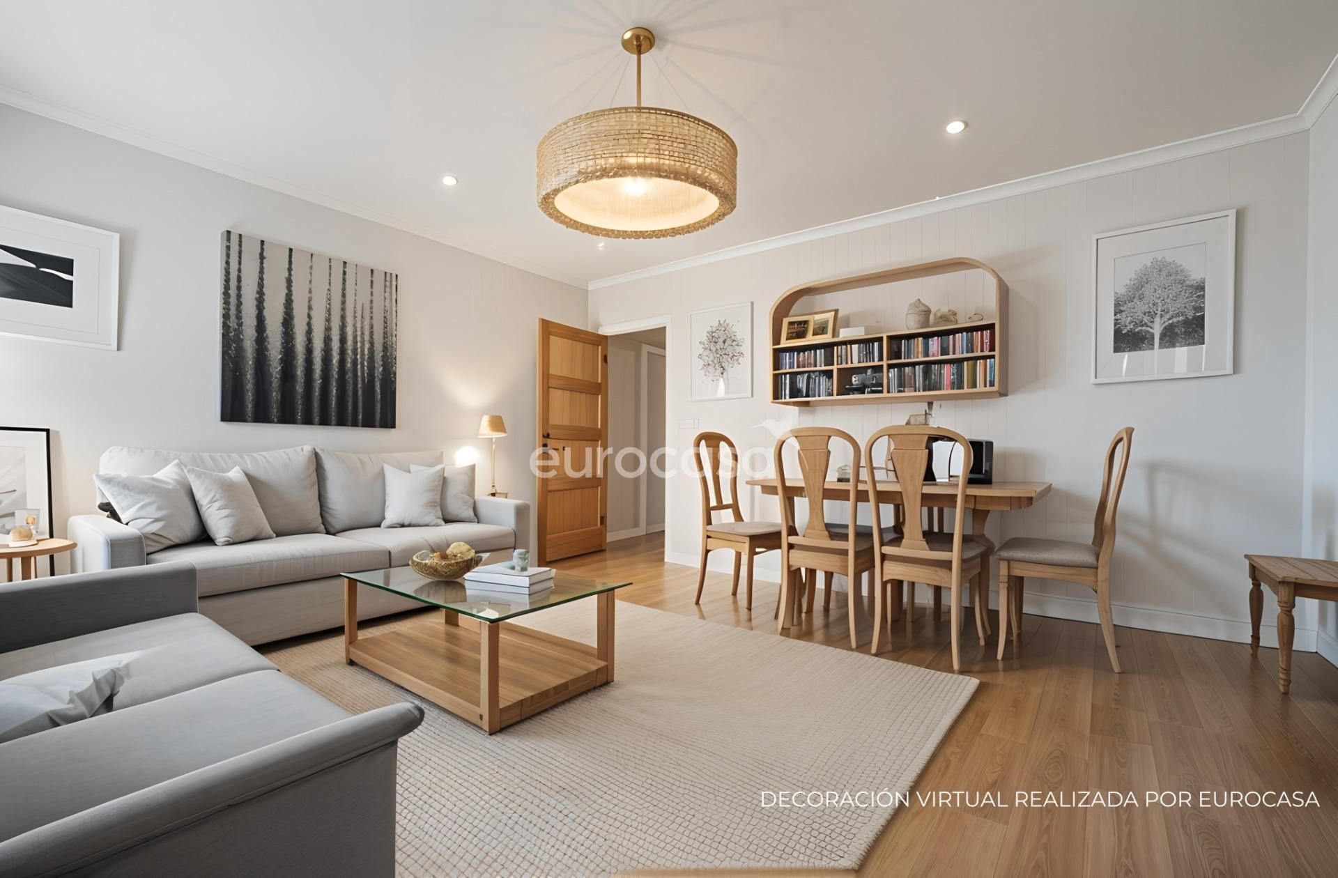 Sala d'estar de Pis en venda en Santander amb Calefacció