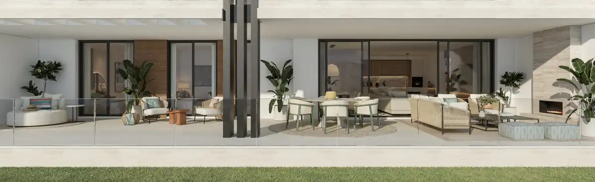 Terraza de Planta baja en venta en Marbella con Aire acondicionado, Jardín privado y Terraza