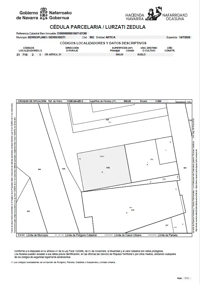 Terreno industrial en venta en Berrioplano / Berriobeiti