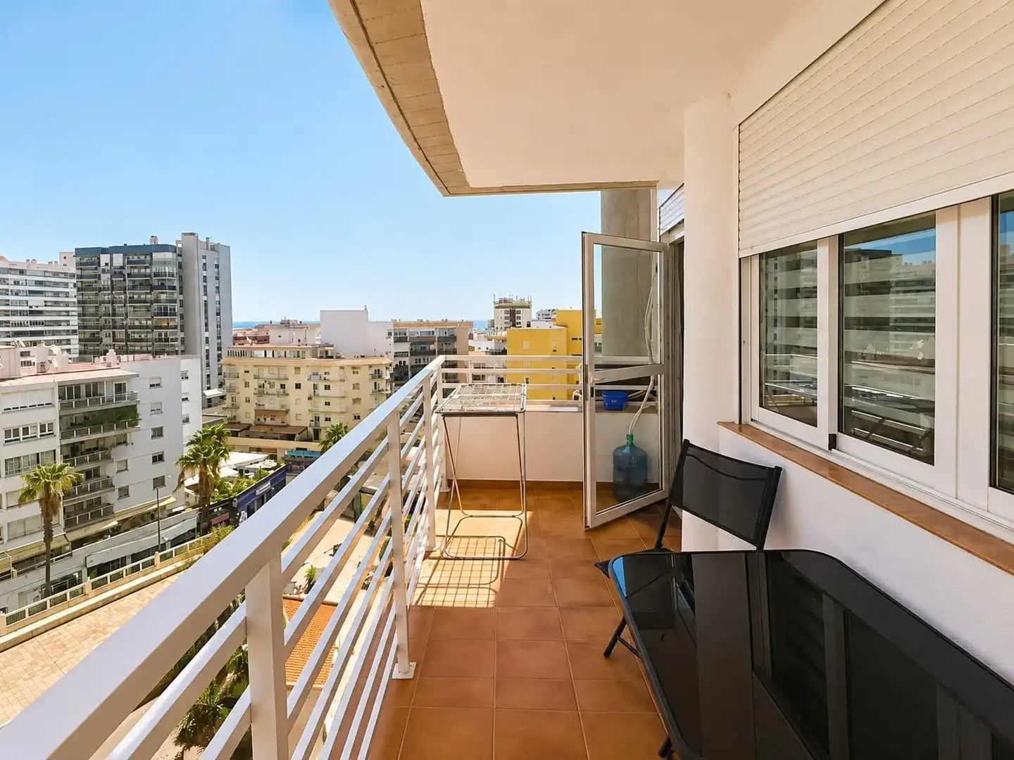 Balcony of Flat for sale in Torremolinos  with Air Conditioner, Terrace and Community pool