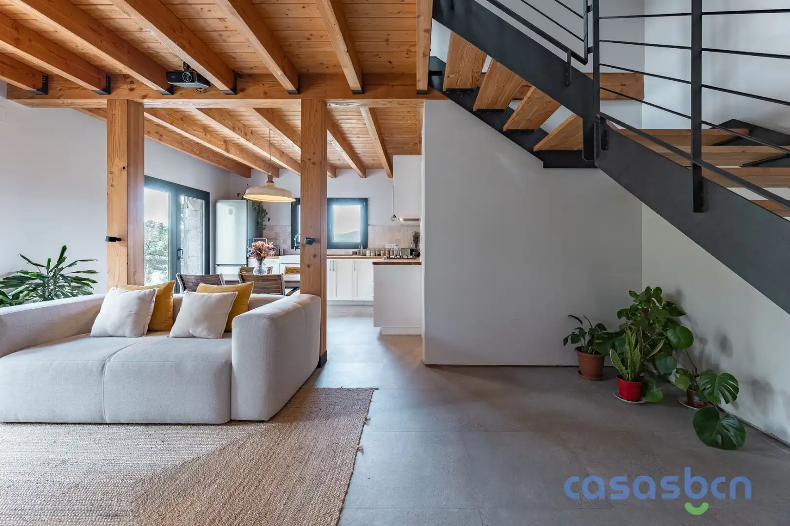 Sala de estar de Casa o chalet en venta en Begues con Jardín privado