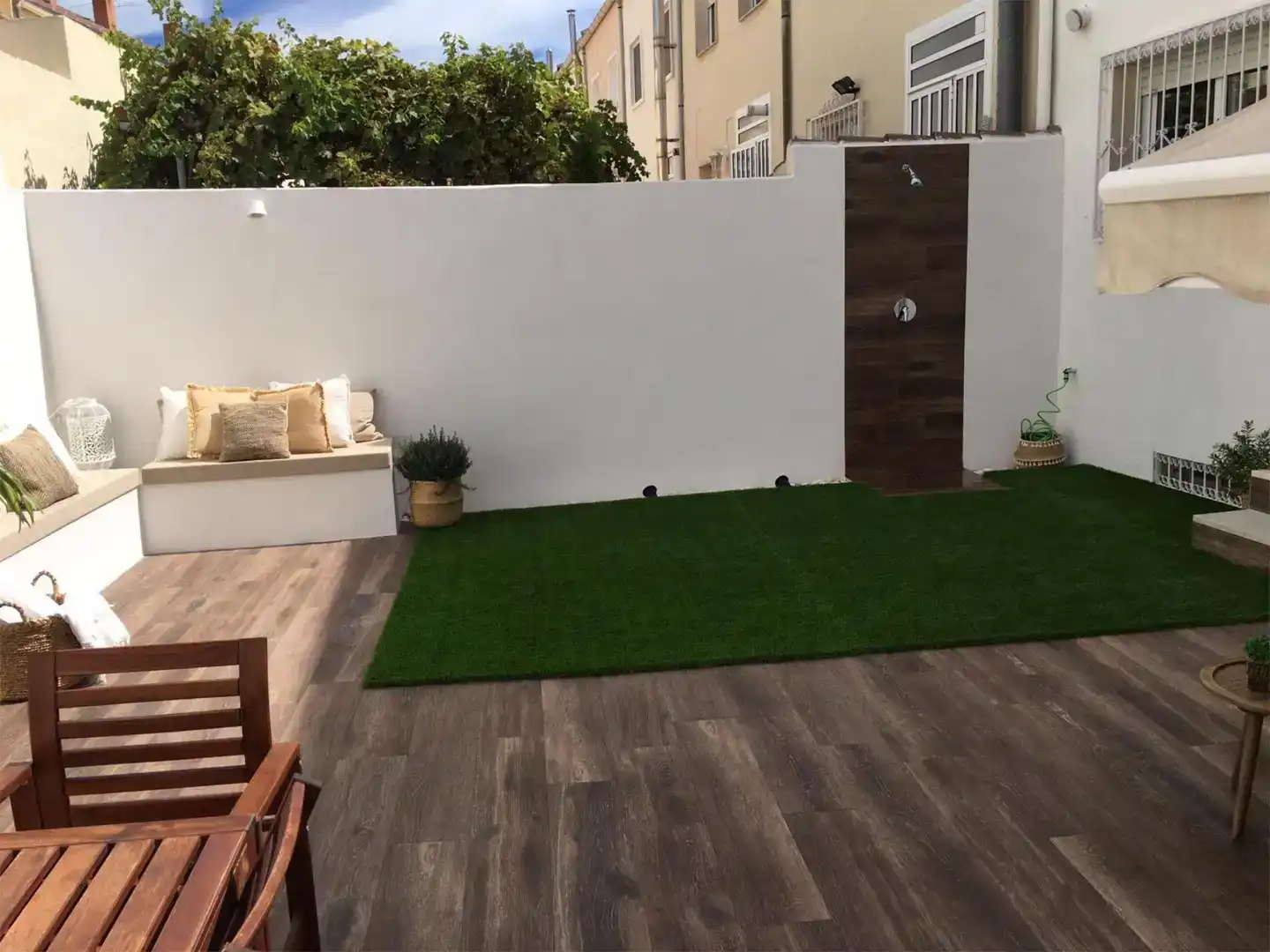 Terrassa de Casa adosada en venda en Ibi amb Aire condicionat, Jardí privat i Parquet