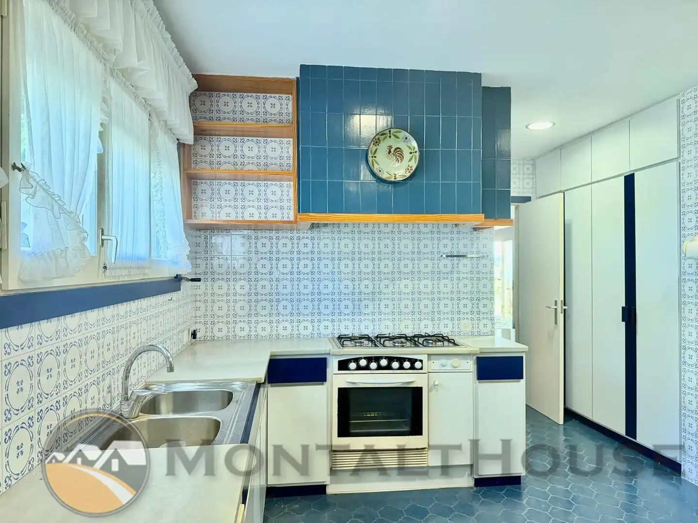 Cocina de Casa o chalet en venta en Sant Andreu de Llavaneres con Calefacción, Jardín privado y Parquet