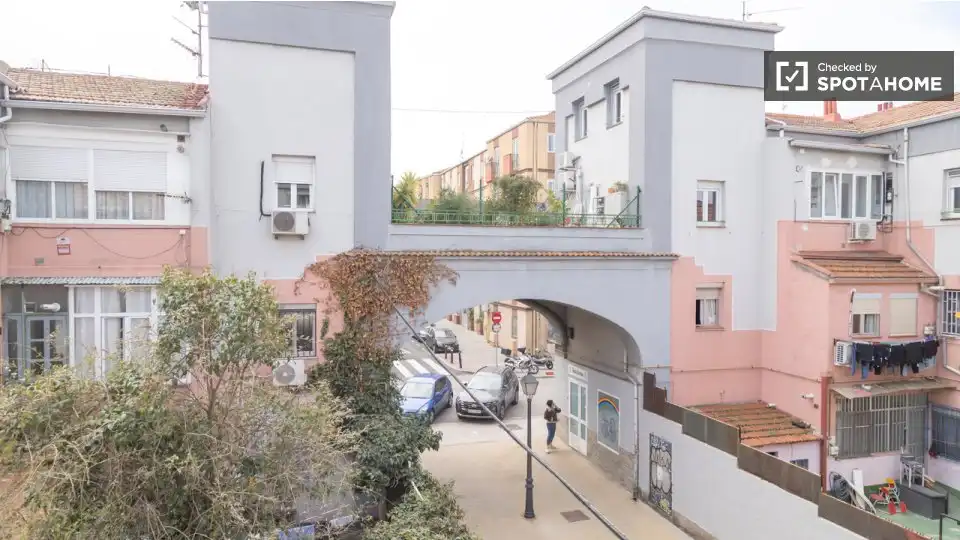 Exterior view of Flat for rent in Madrid  with Air Conditioner, Heating and Furnished