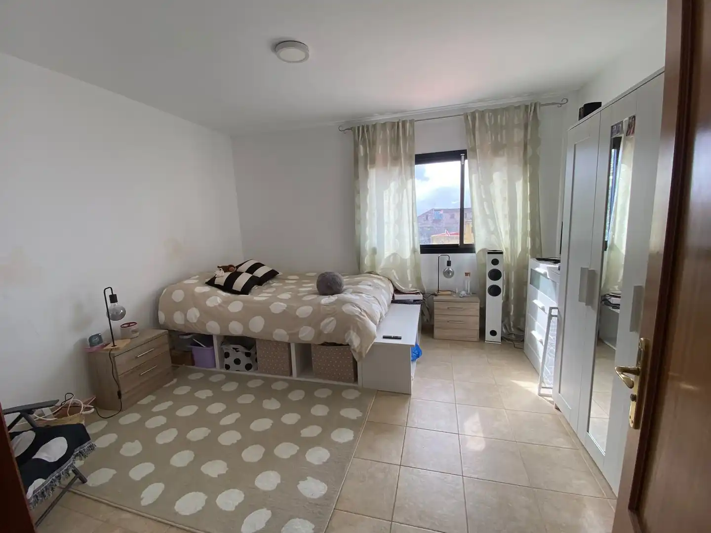Schlafzimmer von Maisonette zur Miete in La Matanza de Acentejo mit Heizung, Privatgarten und Terrasse