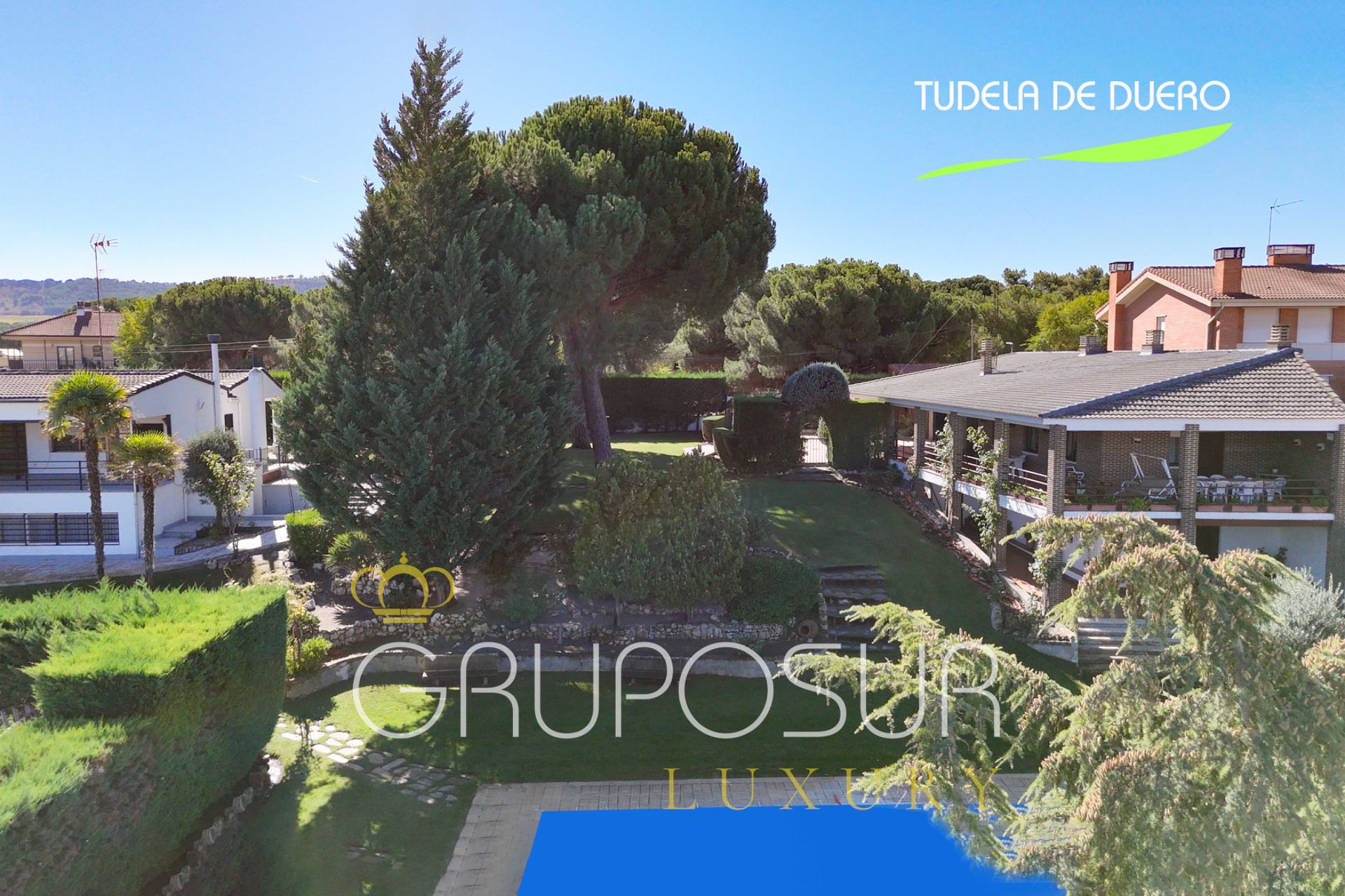 Jardí de Casa o xalet en venda en Tudela de Duero amb Calefacció, Jardí privat i Terrassa