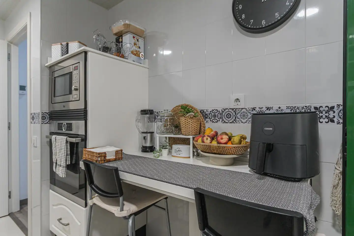 Küche von Wohnung zum Verkauf in Montcada i Reixac mit Klimaanlage, Terrasse und Möbliert