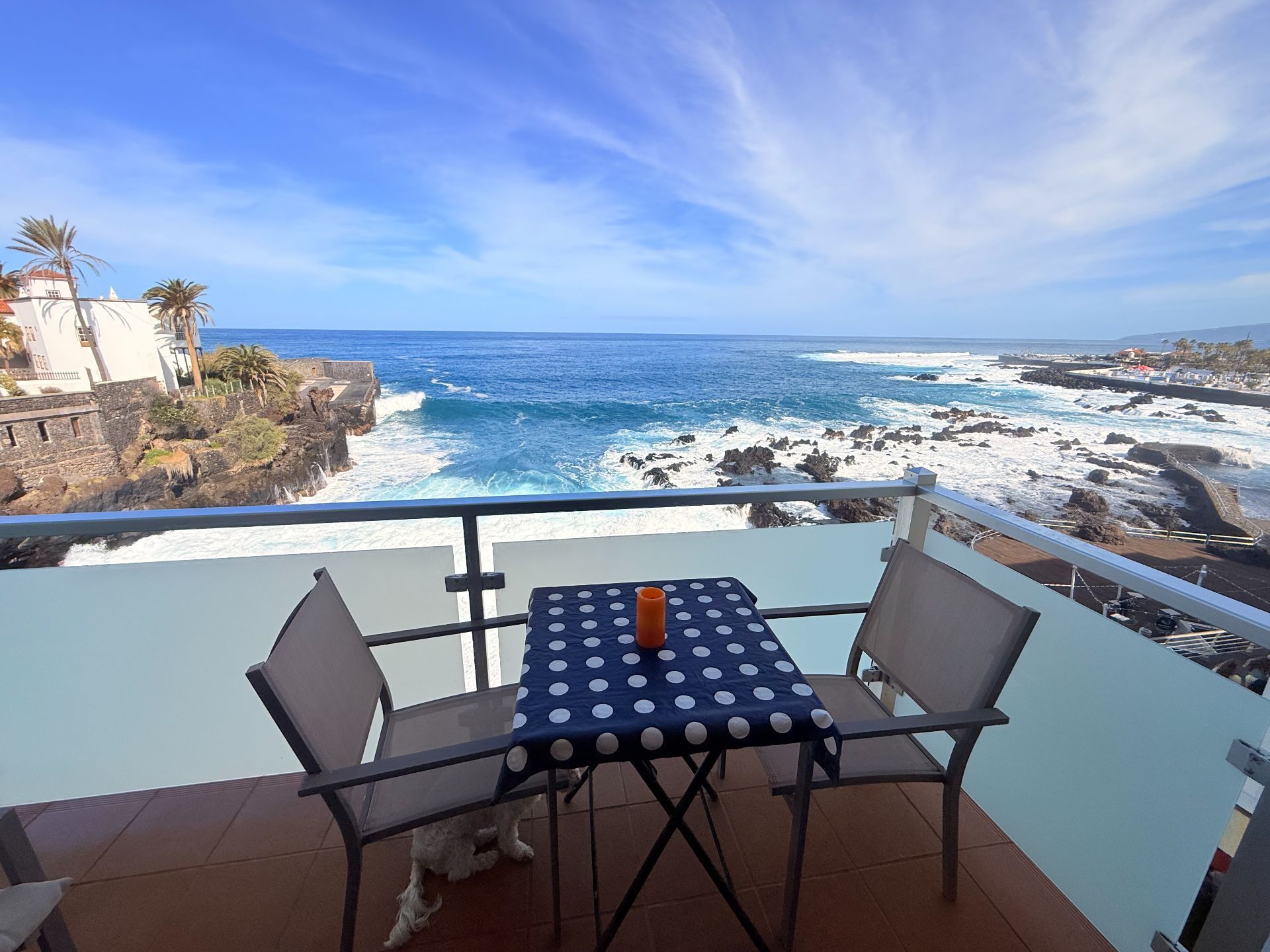 Balcony of Apartment to rent in Puerto de la Cruz  with Furnished and Pets allowed