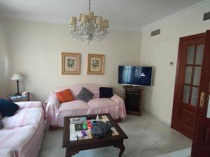 Living room of Flat to rent in Badajoz Capital  with Air Conditioner, Heating and Furnished