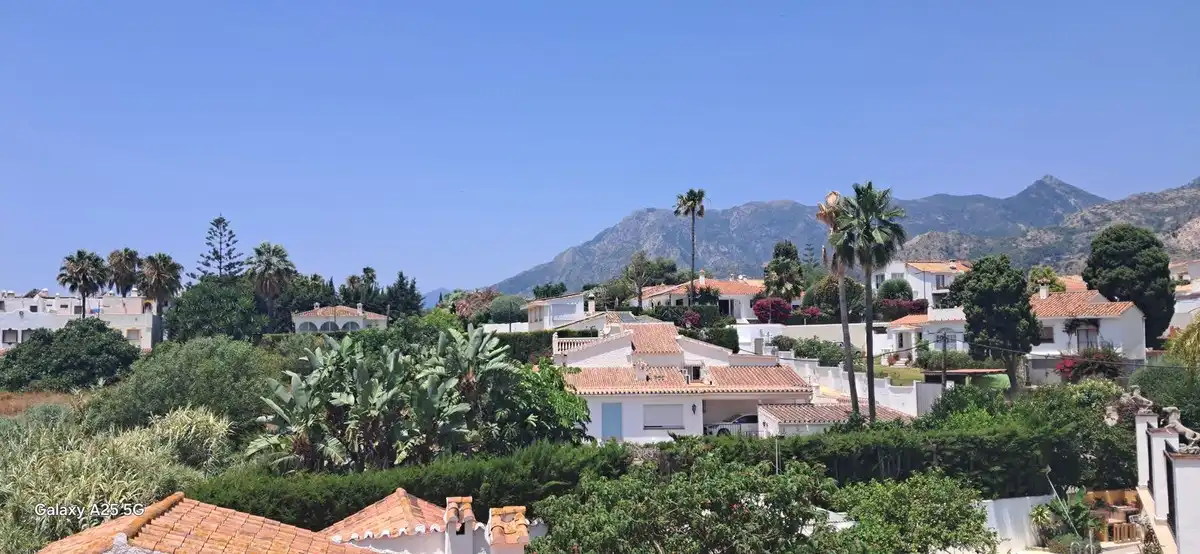 Vista exterior de Casa o chalet en venta en Marbella con Terraza y Piscina