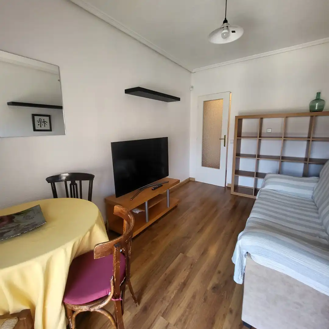 Living room of Flat for rent in Ávila  with Heating, Terrace and Furnished