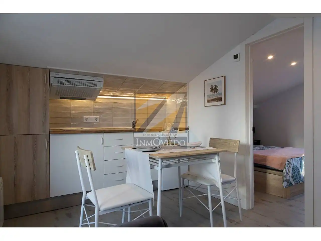 Balcony of Attic for sale in Llanes  with Heating, Terrace and Furnished