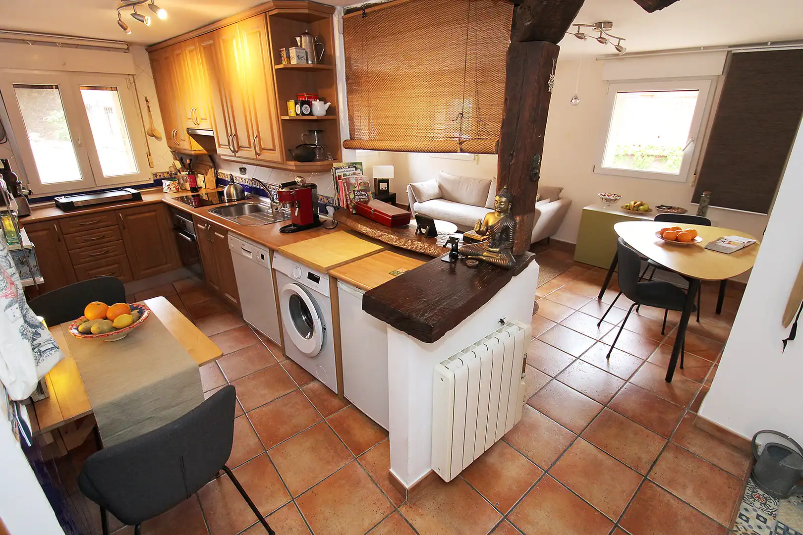 Cocina de Casa adosada en venta en El Atazar con Calefacción, Terraza y Trastero
