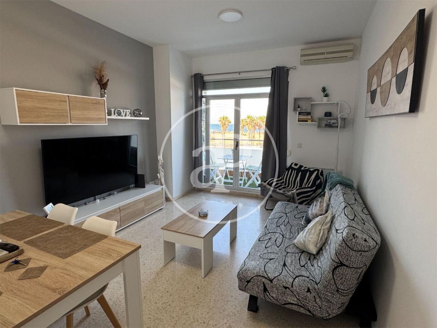 Sala d'estar de Pis de lloguer en  Valencia Capital amb Aire condicionat, Calefacció i Terrassa