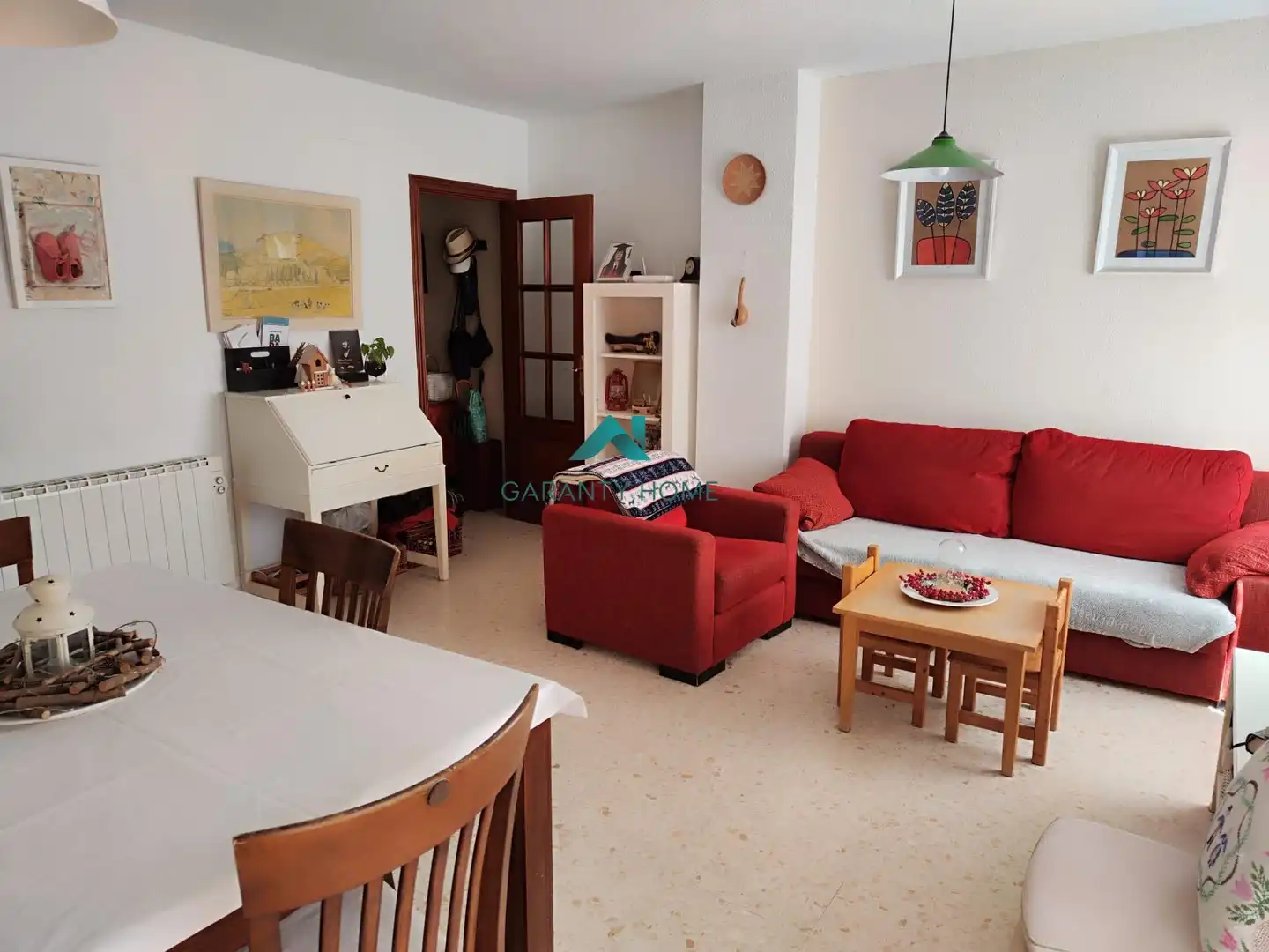 Sala de estar de Piso en venta en Badajoz con Aire acondicionado y Terraza