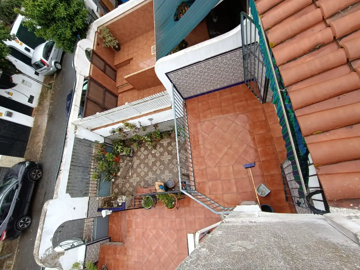Terraza de Casa adosada en venta en Mairena del Aljarafe con Aire acondicionado, Calefacción y Jardín privado