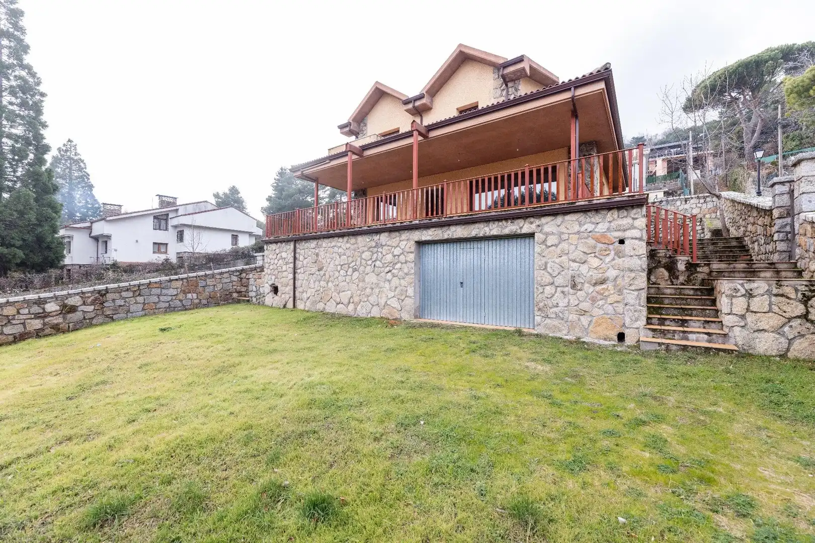 Vista exterior de Casa o chalet en venta en Cercedilla con Jardín privado, Terraza y Trastero