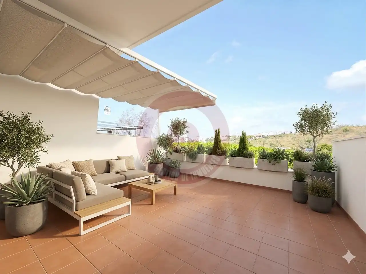 Terrace of Flat for sale in Rincón de la Victoria  with Air Conditioner, Terrace and Community pool